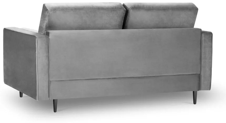 Светлосив диван от кадифе , 174 см Santo - Milo Casa