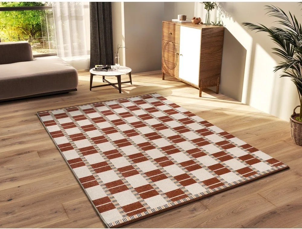 Бежов/теракотен килим 200x290 cm Astra – Universal