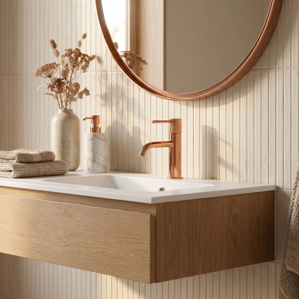 Смесител за мивка Rea Venti Copper Low