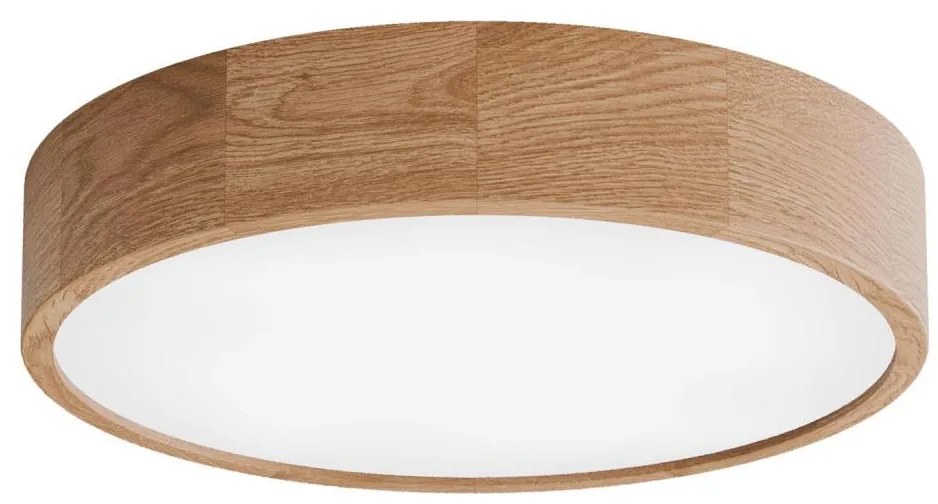 Плафон CLEO със сензор, 4xE27/24W/230V, Ø 47,5 см, дъб