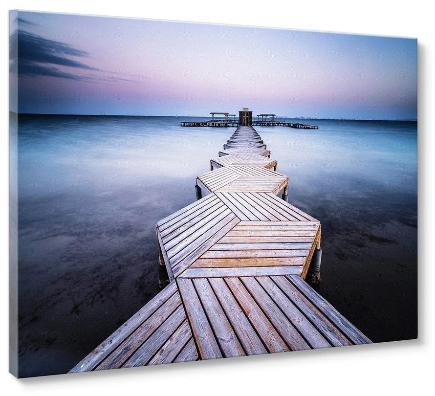 Картина 113x85 cm Twilight Pier – Styler