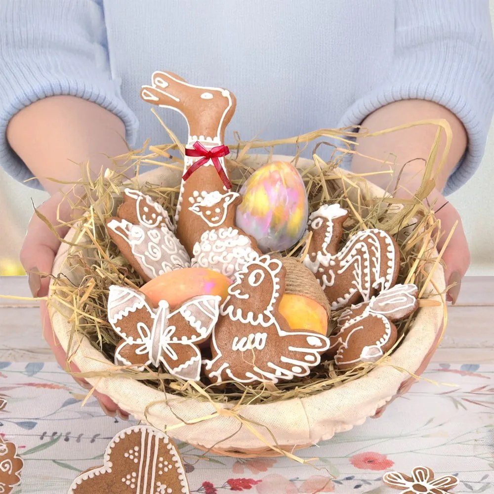 Формички за бисквитки с великденска тематика в комплект от 3 броя - Orion