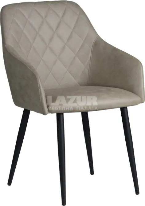 Трапезен стол Рара - бежов