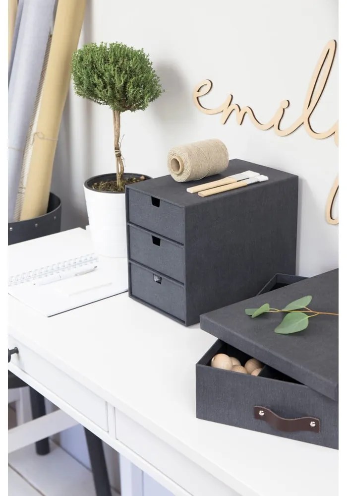 Картонен органайзер с чекмеджета Ingrid Canvas Paper Laminate – Bigso