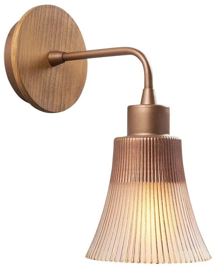 Стенна лампа в меден цвят ø 13 cm Foca – Opviq lights