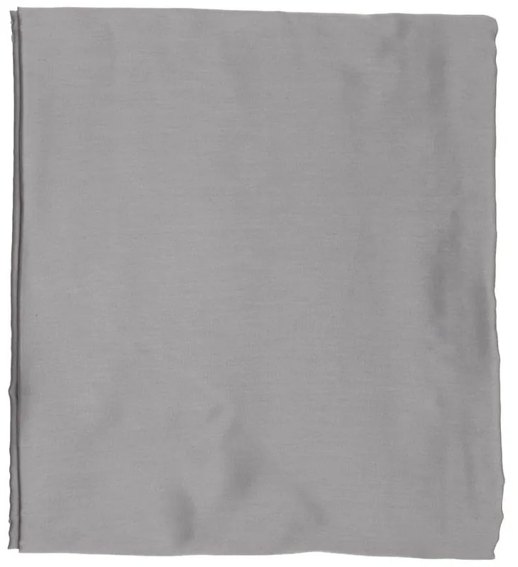 Тъмносив чаршаф от памучен сатен 140x200 cm - Mijolnir