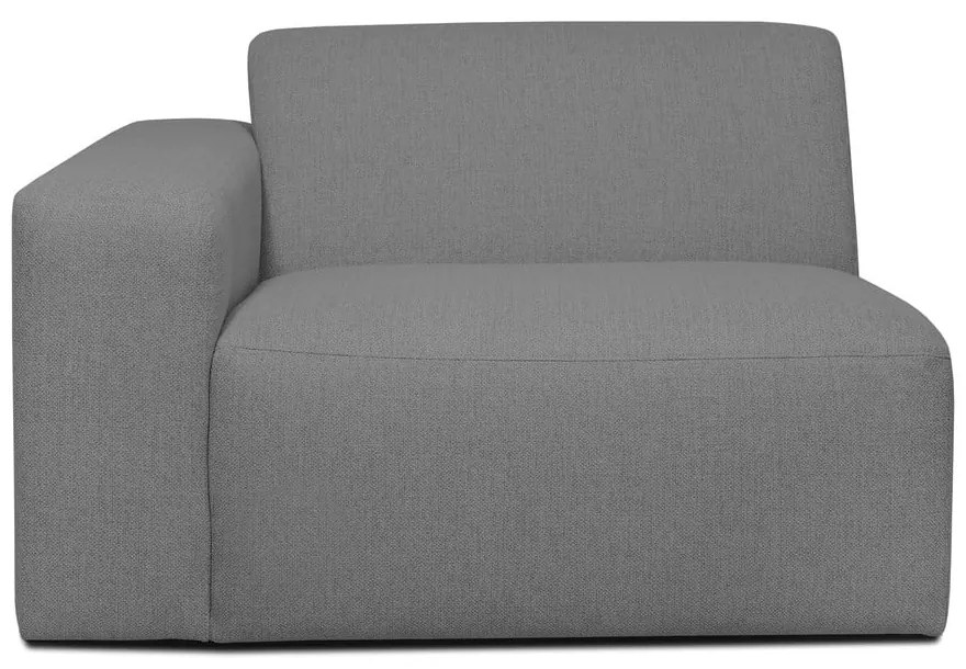 Сив модул за диван (ляв ъгъл) Roxy - Scandic