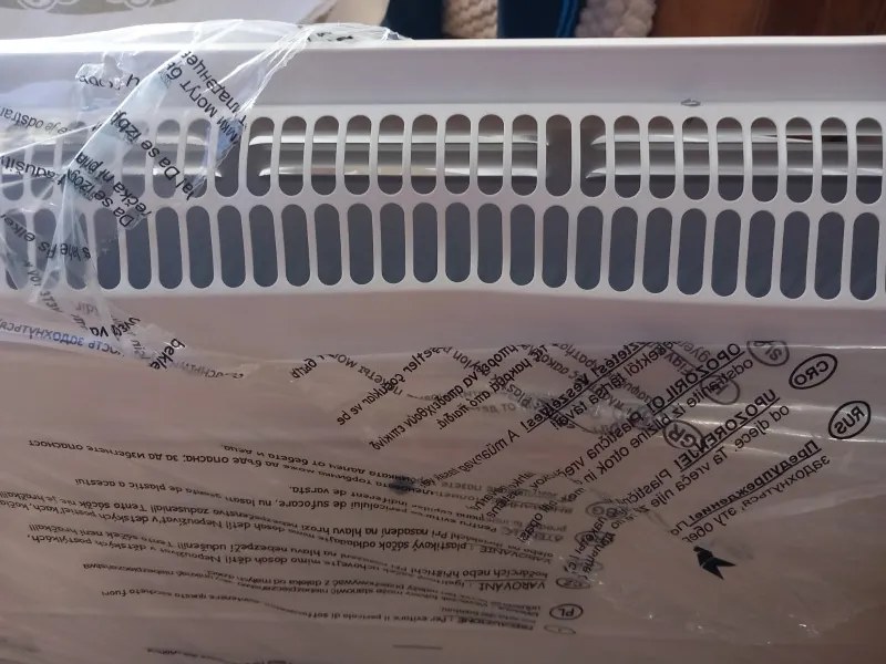 Втора ръка: Конвекторен отоплител Oliver Voltz OV51974D, 2400W, Дистанционно управление, WiFi, Tuya, Бял