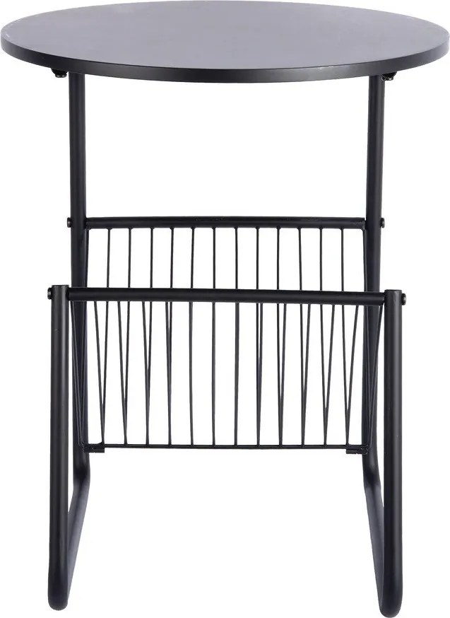 Метална кръгла странична масичка ø 40 cm Riqueza Revista – Leitmotiv