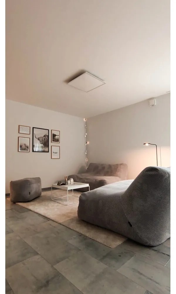 Кремав пуф от букле Sofa Tube 160 – SLOWDOWN