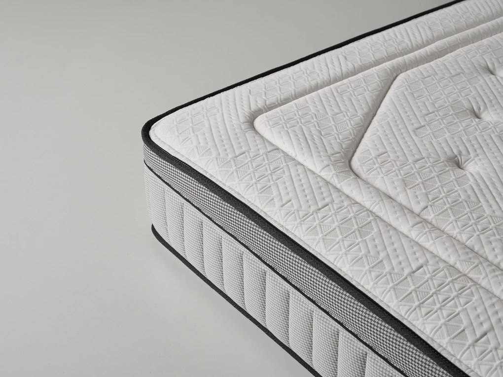 Матрак Onesleep, Cooler Adapt Sleep Technology, 140x200x28, Среден към твърд, Покет пружина, Високоеластична пяна