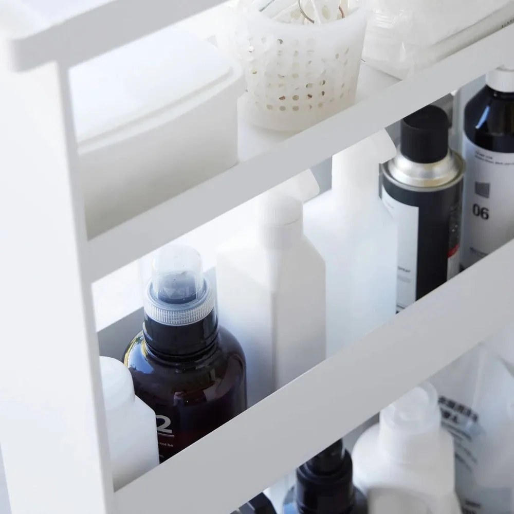 Стоманен рафт за баня в матово бял цвят 48x80,5 cm Tower – YAMAZAKI