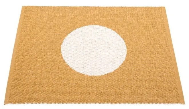 Килим за открито и закрито в цвят жълта охра 70x90 cm Vera Ochre – Pappelina