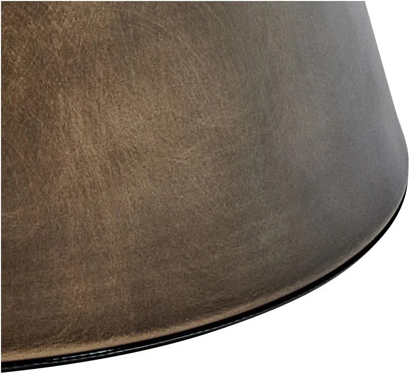 Кафява стоманена кръгла масичка за кафе ø 45 cm Dunsley – Actona