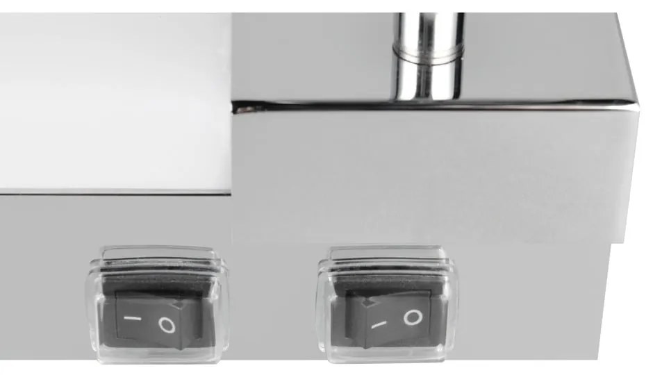 LED стенна лампа в лъскаво сребристо Enrico – Trio