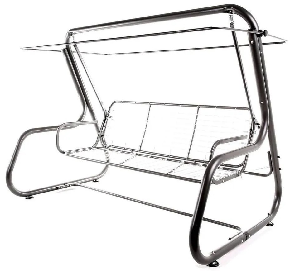 Тъмносива градинска люлка метална Rimini – Dajar