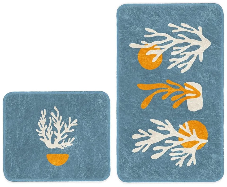Сини килими за баня в комплект 2 бр. 60x100 cm – Mila Home