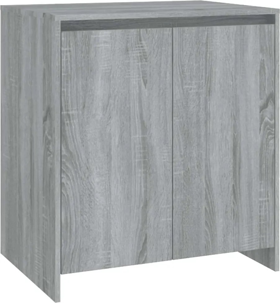 813003 vidaXL Сайдборд, сив сонома, 70x41x75 см, инженерно дърво