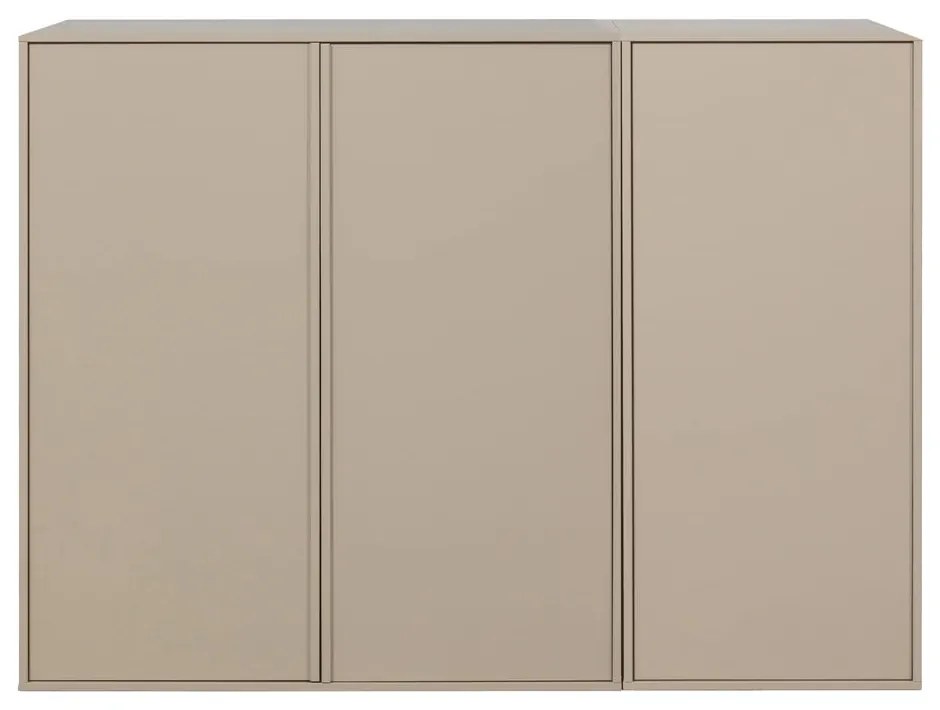 Кремав модулен гардероб от борова дървесина 150x110 cm Daily – vtwonen