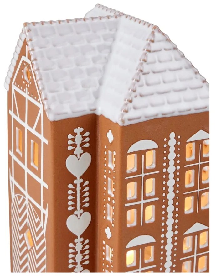 Керамичен свещник за чаена свещ Gingerbread Lighthouse – Kähler Design