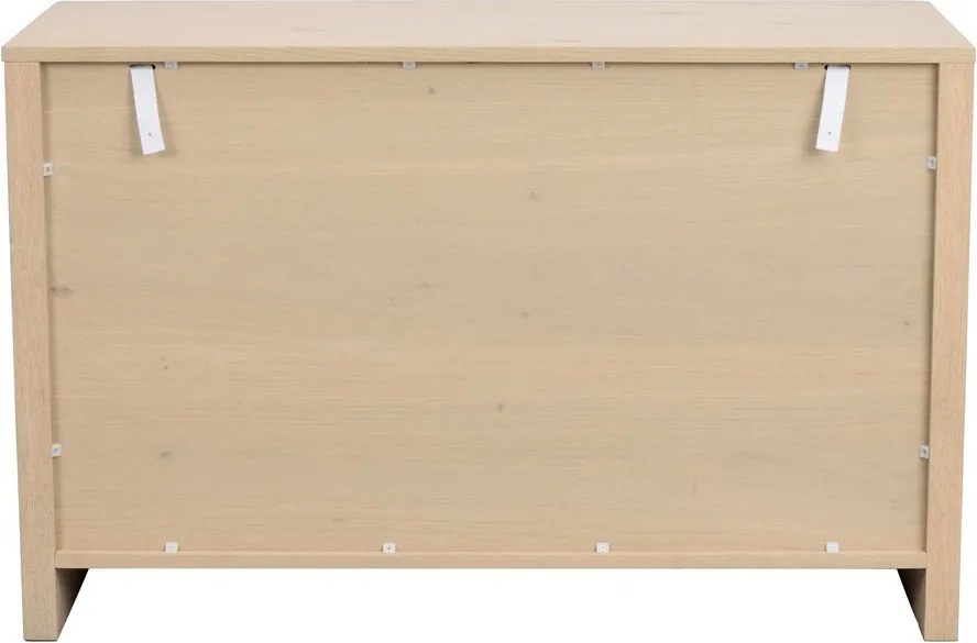 Скрин от декор от дъб в светло естествен цвят 110x70x45 cm Melstone – Rowico