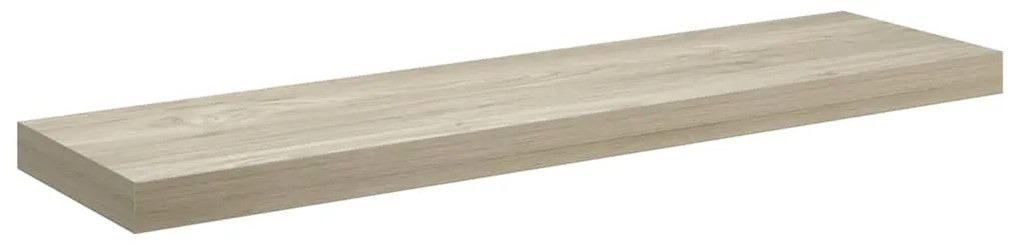 323880 vidaXL Окачен стенен рафт, дъб, 90x23,5x3,8 см, МДФ