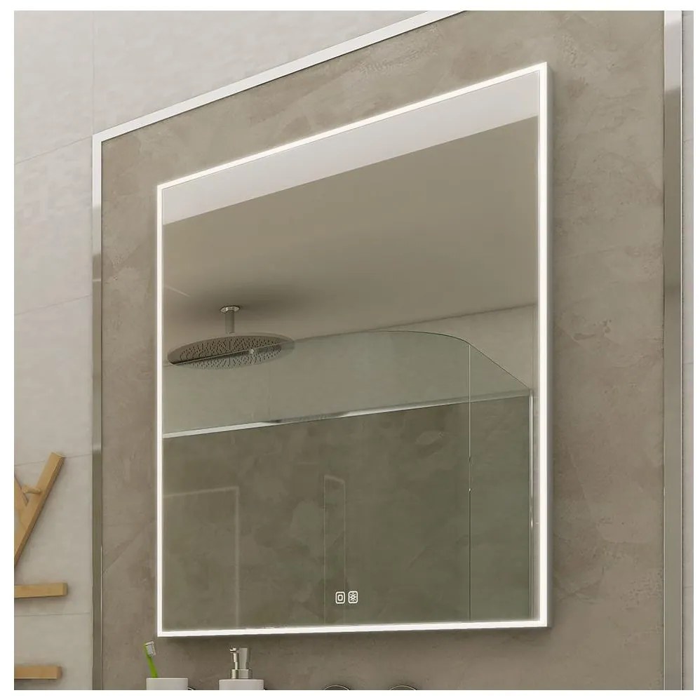 NIMCO ZP 13002VX - LED огледало за баня с вградено осветление 3000-6500K 80x60 см IP44