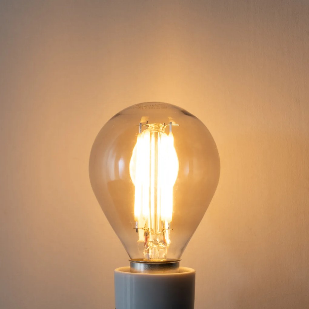 Комплект от 5 E14 димируеми LED крушки P45 опушени 5W 470LM 2200K