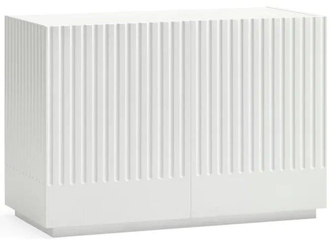 Бял нисък скрин с чекмеджета 100x70 cm Doric - Teulat