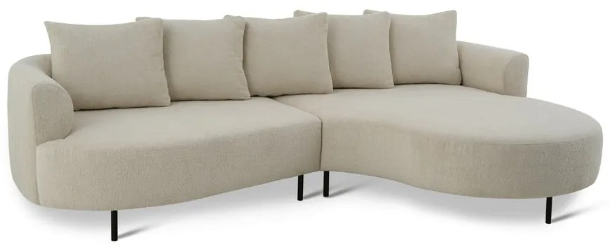 Бежов ъглов диван (десен ъгъл) Vitoria – Scandic