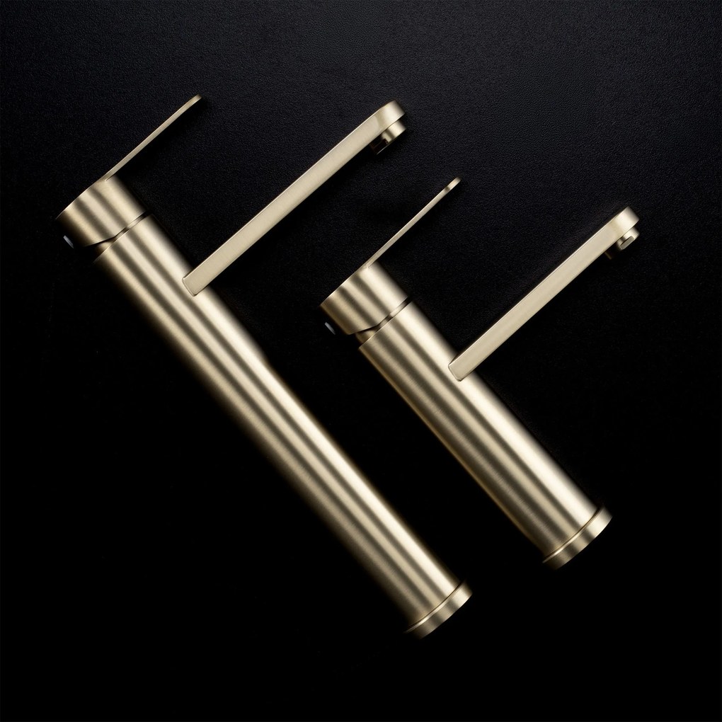 Смесител за баня Rea Arcos Brush Gold