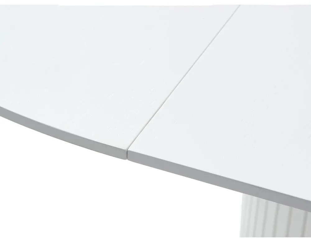 Кръгла сгъваема трапезна маса с допълнителна плоча ø 120 cm Nola – Unique Furniture