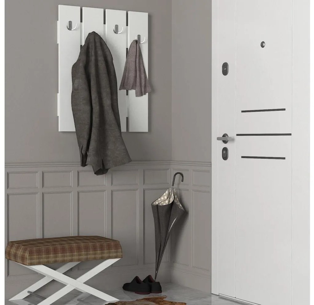 Закачалка ANITA 80x64,7 cм бяла