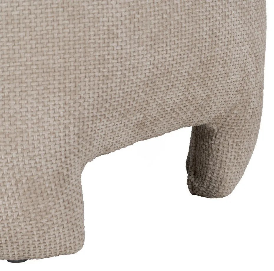 Бежова шенилова табуретка – Ixia