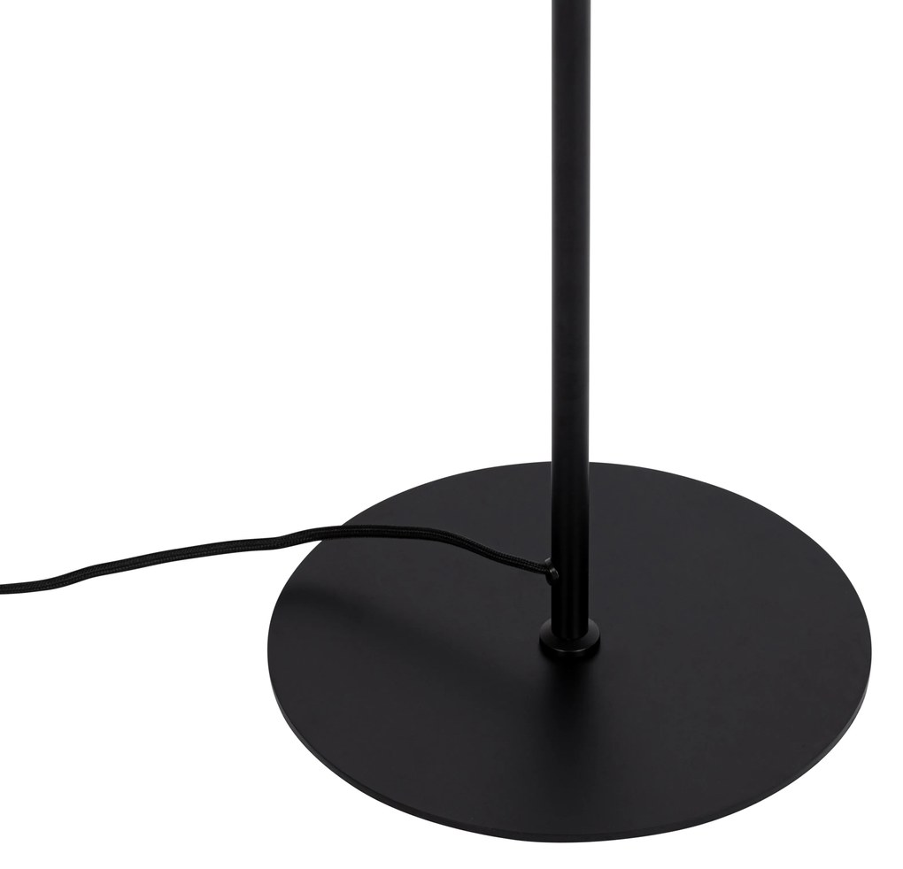 Дизайнерска подова лампа черна триъгълна - Triangolo