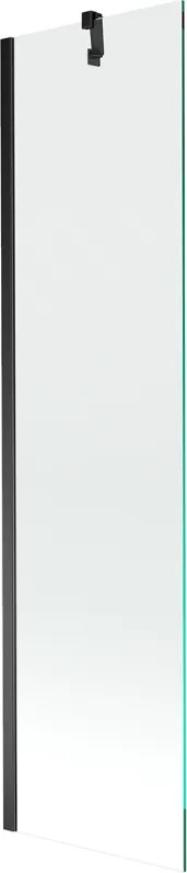 Mexen Next параван за вана с 1 крило 50 x 150 см, прозрачен, черен - 895-050-000-00-00-70
