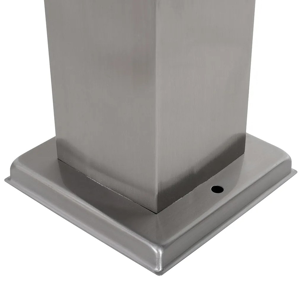 Външни лампи стомана 80 см с гнездо IP44 - Malios