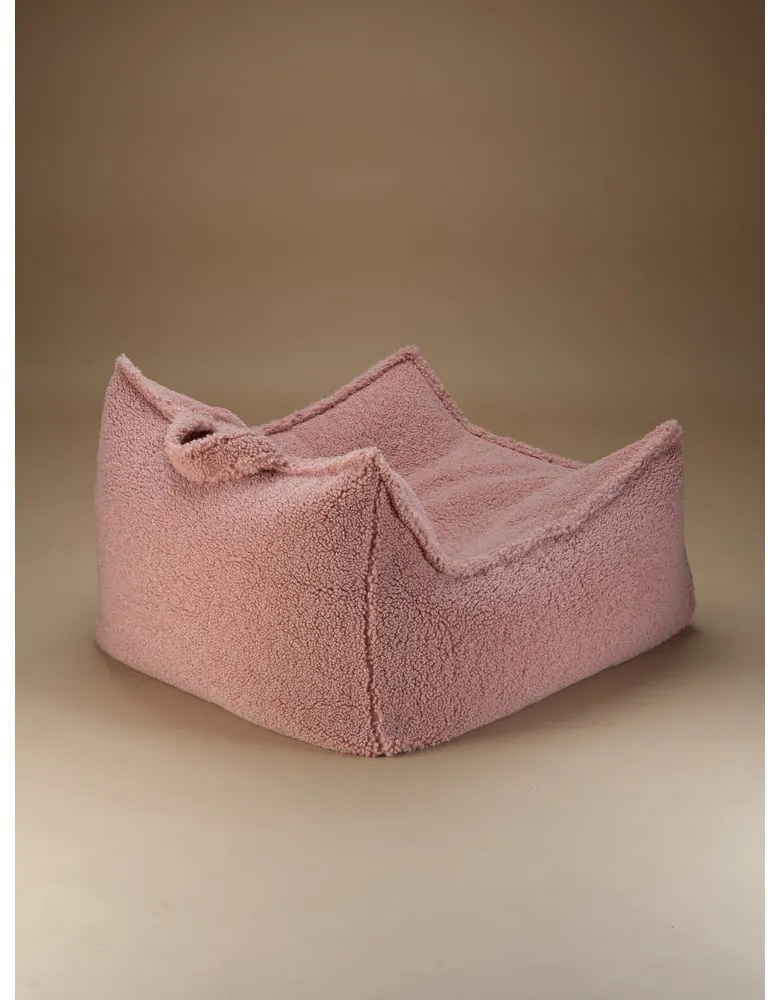 Розов детски пуф от букле Chair – Wigiwama