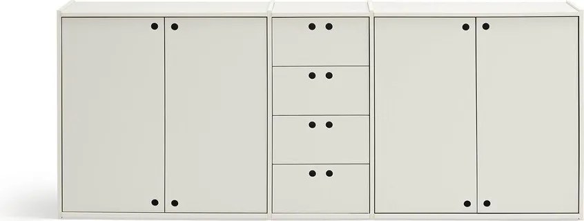 Кремав скрин 197x80x40 cm Wally – Teulat