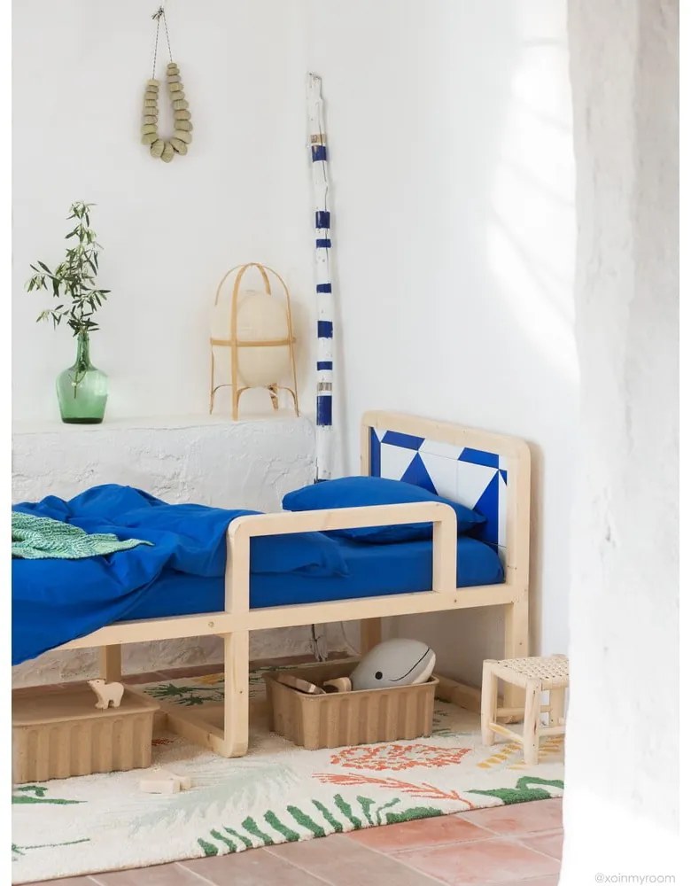 Памучен ръчно изработен детски килим подходящ за пране 140x200 cm Botanic Plants – Lorena Canals