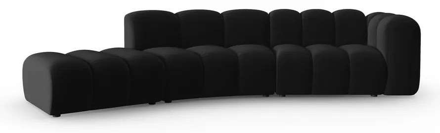 Антрацит ъглов диван (десен ъгъл) Lupine – Micadoni Home