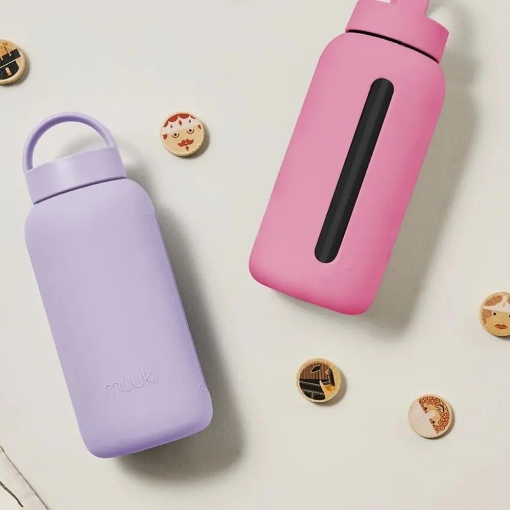 Бутилка за пътуване в цвят лавандула 720 ml Pastel Lilac – Muuki