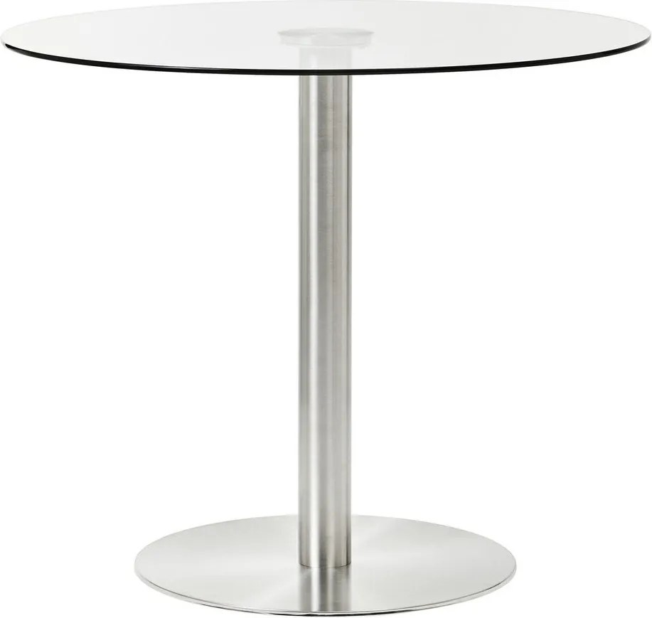 Кръгла трапезна маса със стъклен плот ø 90 cm Metropolitan – Premier Housewares