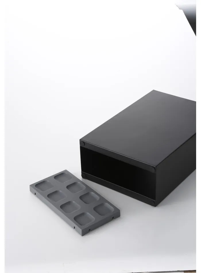 Черна метална стойка за чадъри Yamazaki Smart - YAMAZAKI