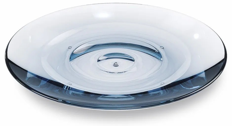 Син пластмасов диспенсер за сапун Droplet - Umbra