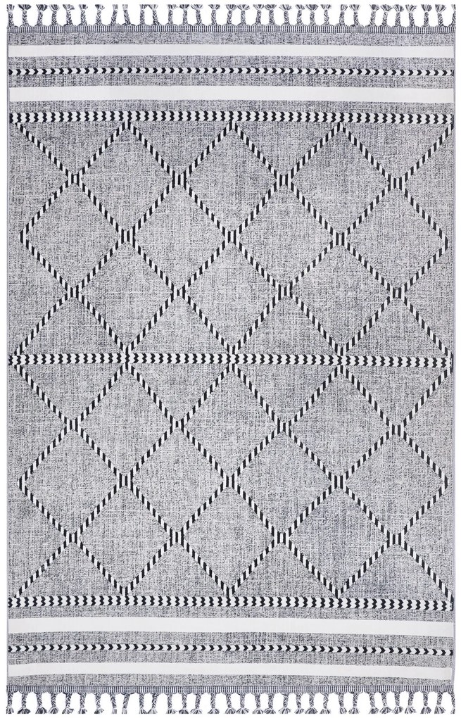 Килим (195 x 290) 75536A - Сиво