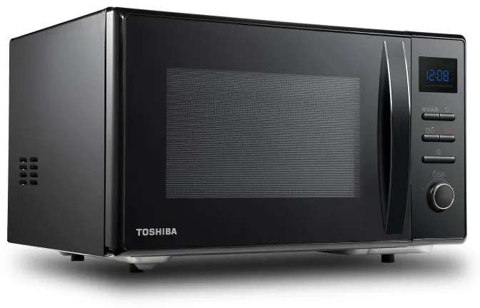 Разопакован: Микровълнова фурна 4в1 Toshiba MW2-AC25TBK, 25 л, 950W, Grill 1100W, Конвекция 2100W, Керамично покритие, Черен