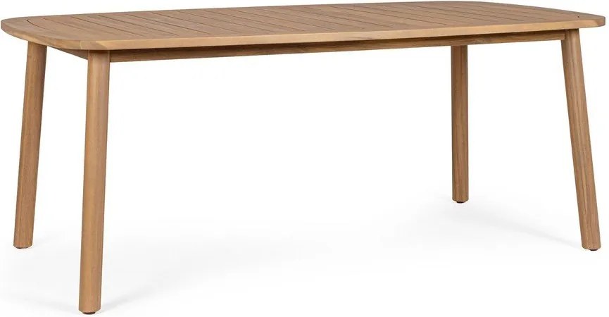 Градинска маса за хранене от масивна акация 99x183 cm Pablo – Bizzotto