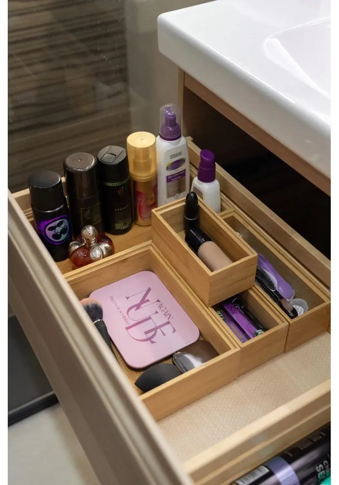 Бамбуков органайзер Woody, 30 x 15 x 6,35 cm - Compactor