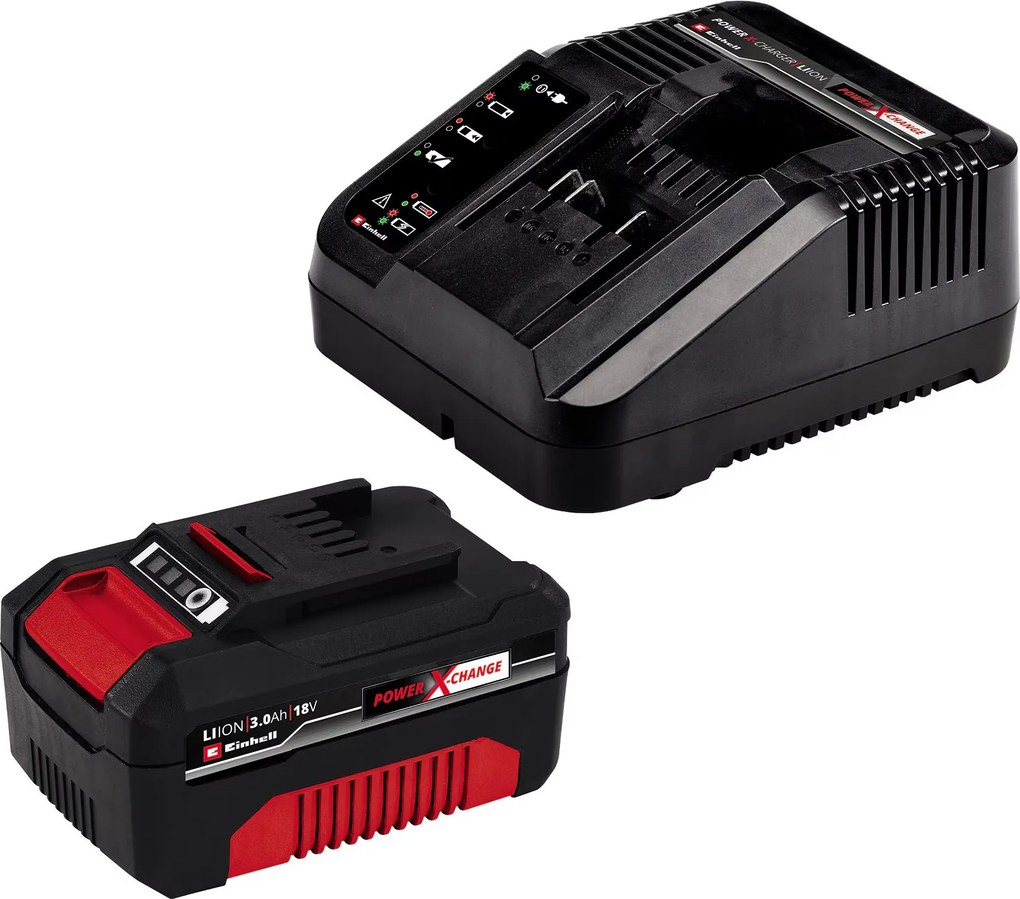 Комплект акумулаторна косачка + Акумулаторен тример Einhell PXC GE-CM 18/30, 18 V, 3 Ah, 30 см 25 л (3413159)